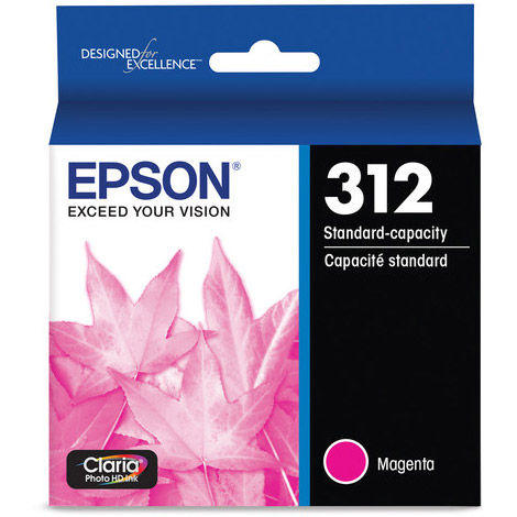 Epson 312 Magenta Original Ink Cartridge (T312320-S)