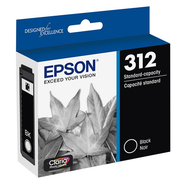 Epson 312 Black Original Ink Cartridge (T312120-S)