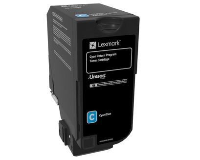 Lexmark CS720,CS/CX725 Cyan Return Program 3K Toner Cartridge