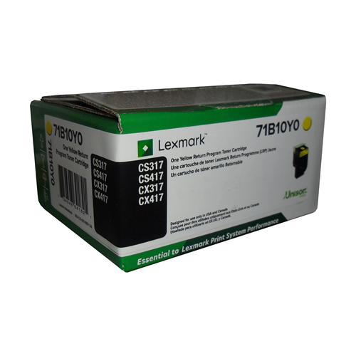 Lexmark CS/X317/417/517 (71B10Y0) Yellow Return Program Toner Cartridge