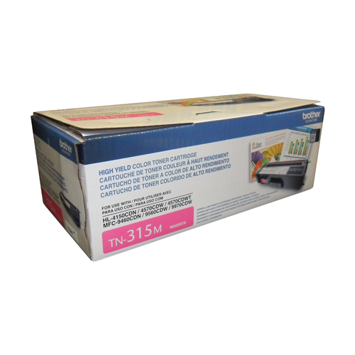 Brother Genuine (TN315M) Magenta High Yield Toner Cartridge