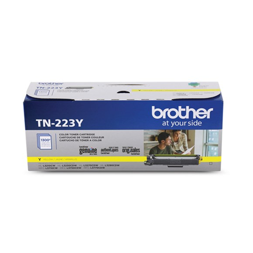 Brother Genuine (TN223Y) Yellow Original Toner Cartridge