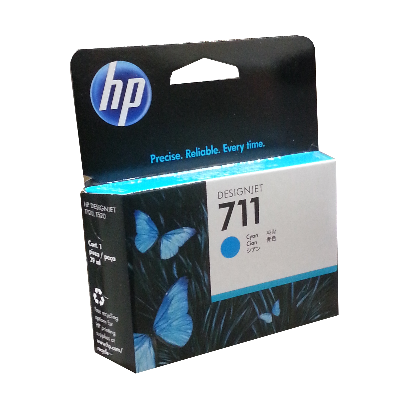 HP 711 Cyan Ink Cartridge (CZ130A) – Van Isle Ink & Toner Cartridges