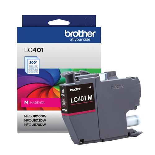 Brother Genuine (LC401MS) Magenta Standard Yield Ink Cartridge
