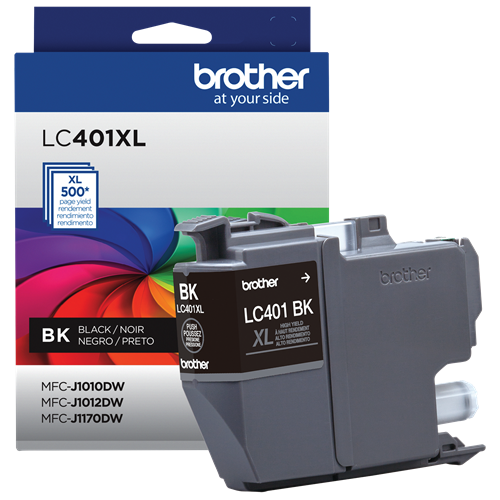 Brother Genuine (LC401XLBKS) Black High Yield Ink Cartridge