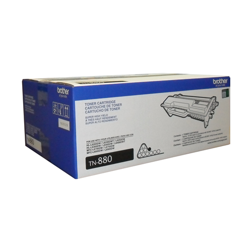 Brother Genuine (TN880) Super High-Yield Black Toner Cartridge
