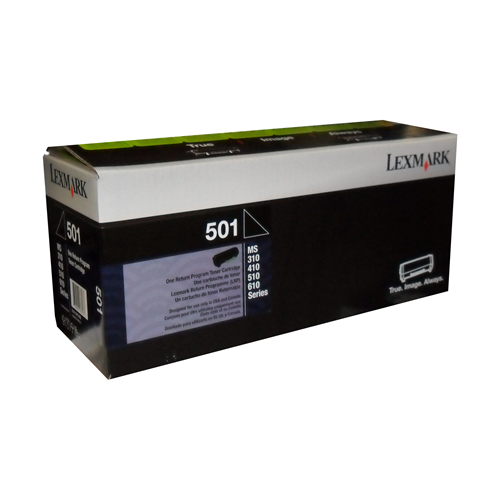 Lexmark 501 (50F1000) Black Return Program Toner Cartridge