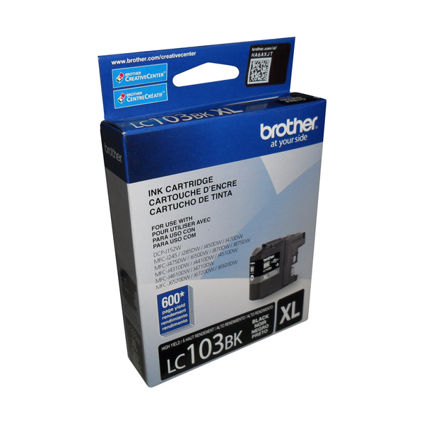 Brother Genuine (LC103BKS) Black High Yield Innobella Ink Cartridge