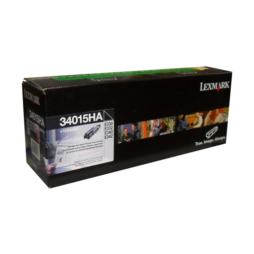 Lexmark (34015HA) Black High Yield Return Program Toner Cartridge