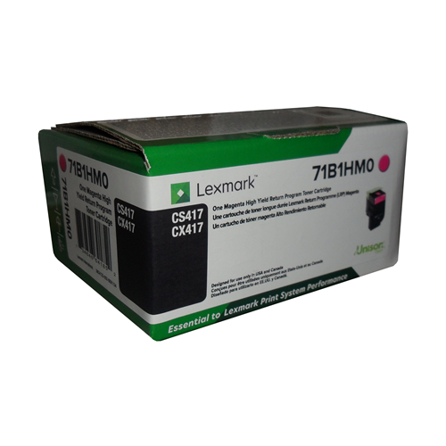 Lexmark CS/X417/517 (71B1HM0) Magenta High Yield Return Program Toner Cartridge