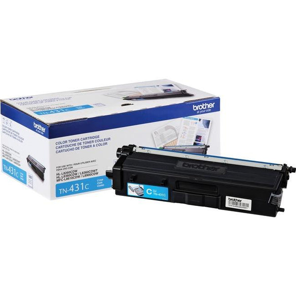 Brother Genuine (TN431C) Cyan Toner Cartridge