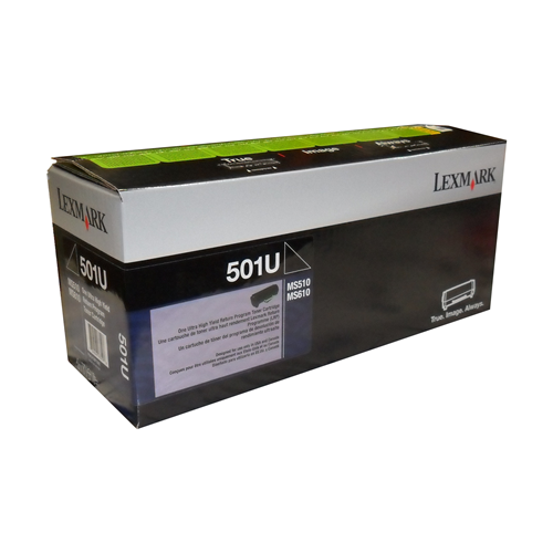 Lexmark 501U (50F1U00) Ultra High Yield  Black Return Program Toner Cartridge