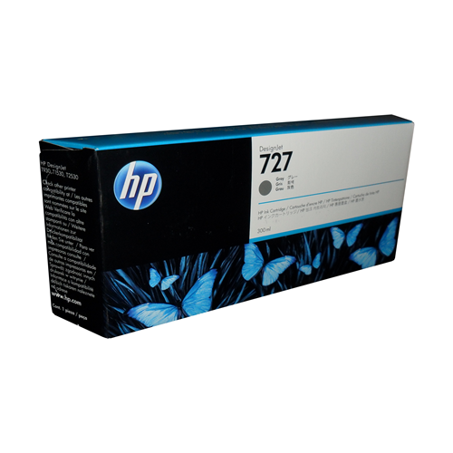HP 727 300-ml Gray Ink Cartridge