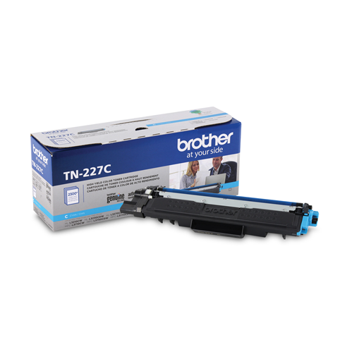 Brother Genuine (TN227C) Cyan High Yield Toner Cartridge