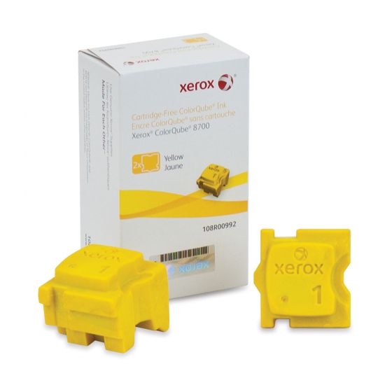 Xerox (108R00992) Yellow Colorqube 8700 Ink Stick (2 Sticks)