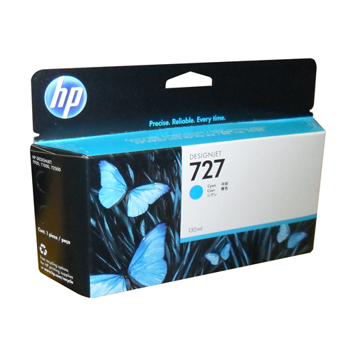 HP 727 130-ml Cyan Ink Cartridge
