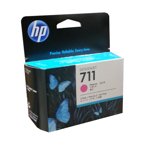 HP 711 3-Pack 29-ml Mag Ink Cartridge