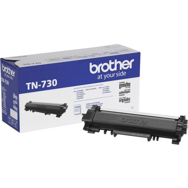 Brother Genuine (TN730) Black Toner Cartridge